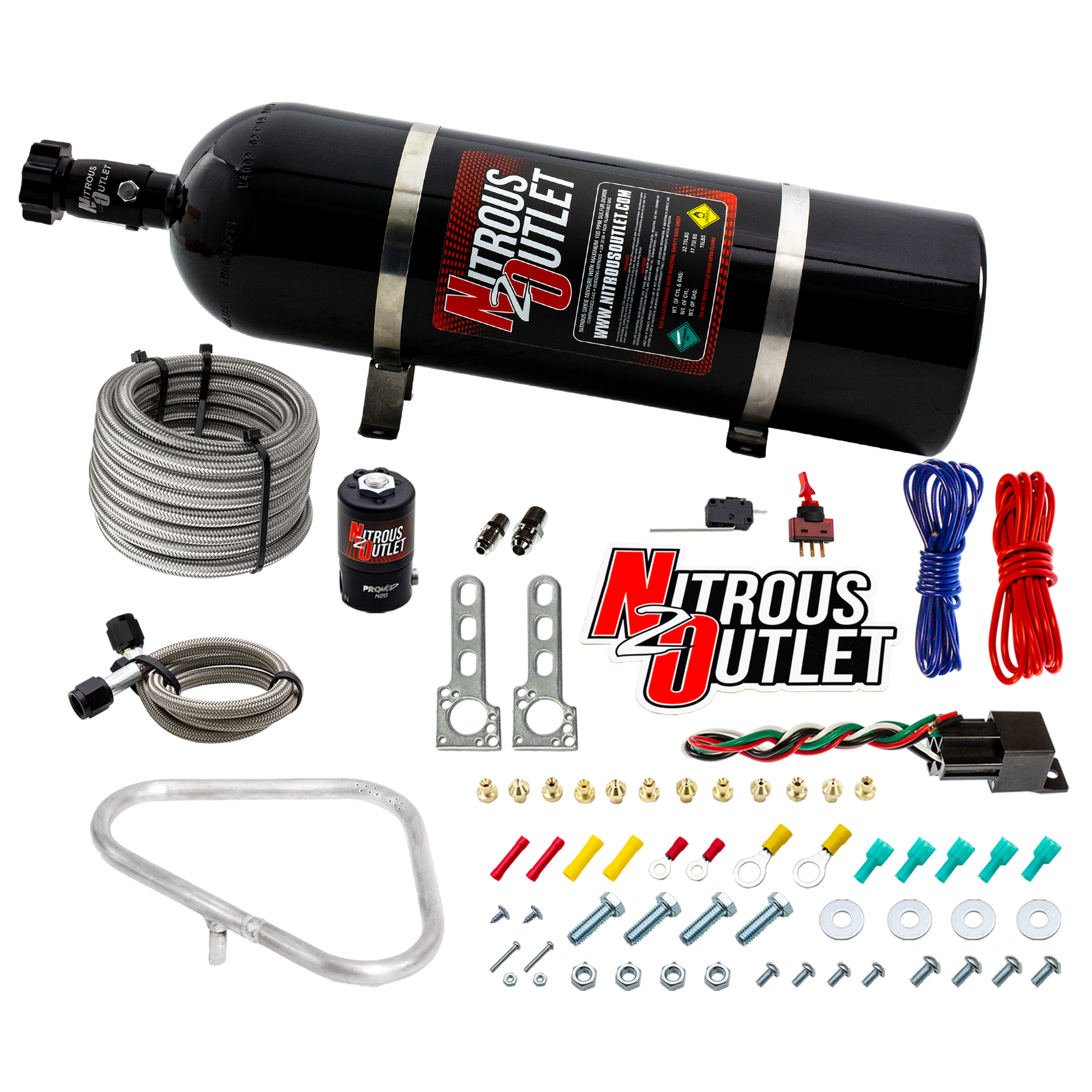 Nitrous Outlet Pontiac 2004-2006 GTO Dry Halo System (35-200HP)(15lb Bottle)
