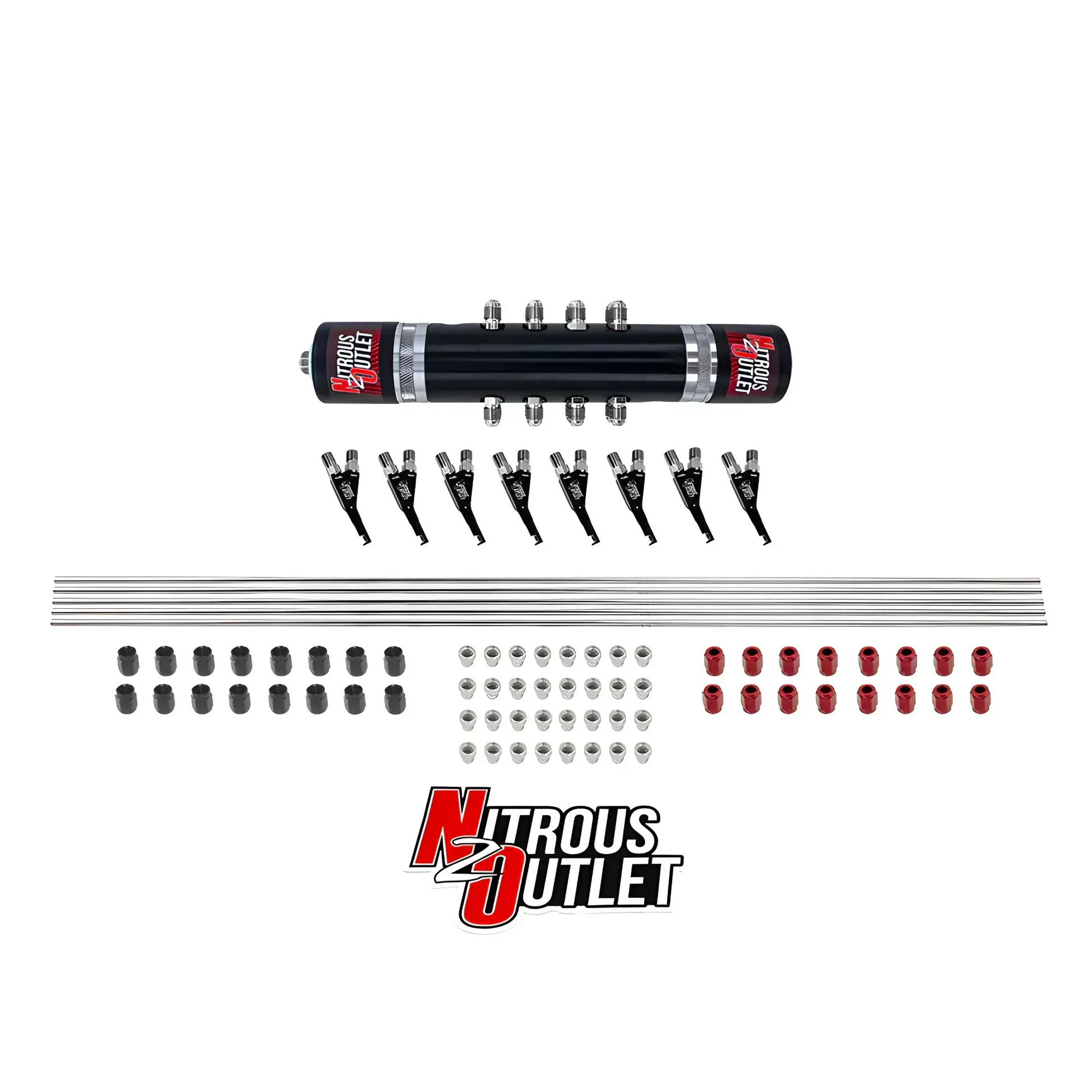 Nitrous Outlet Black Widow Solenoids Forward System - Jetting Is Not Included