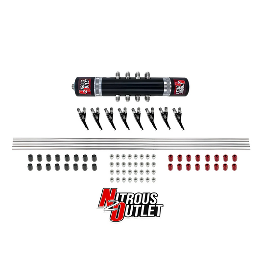 Nitrous Outlet Black Widow Solenoids Forward System - Jetting Is Not Included