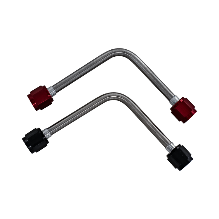 Nitrous Outlet 4500 Stinger 2/3/4 Boomerang Solenoid Bracket Hard-Line Kit - Solenoids To Plate