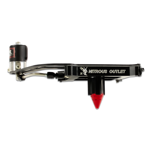 Nitrous Outlet 4150 Stinger 3 Dry Solenoid Forward Conversion Kit - Hard-line/.122 Nitrous Solenoid/Boomerang Solenoid Bracket - (50-500 HP)
