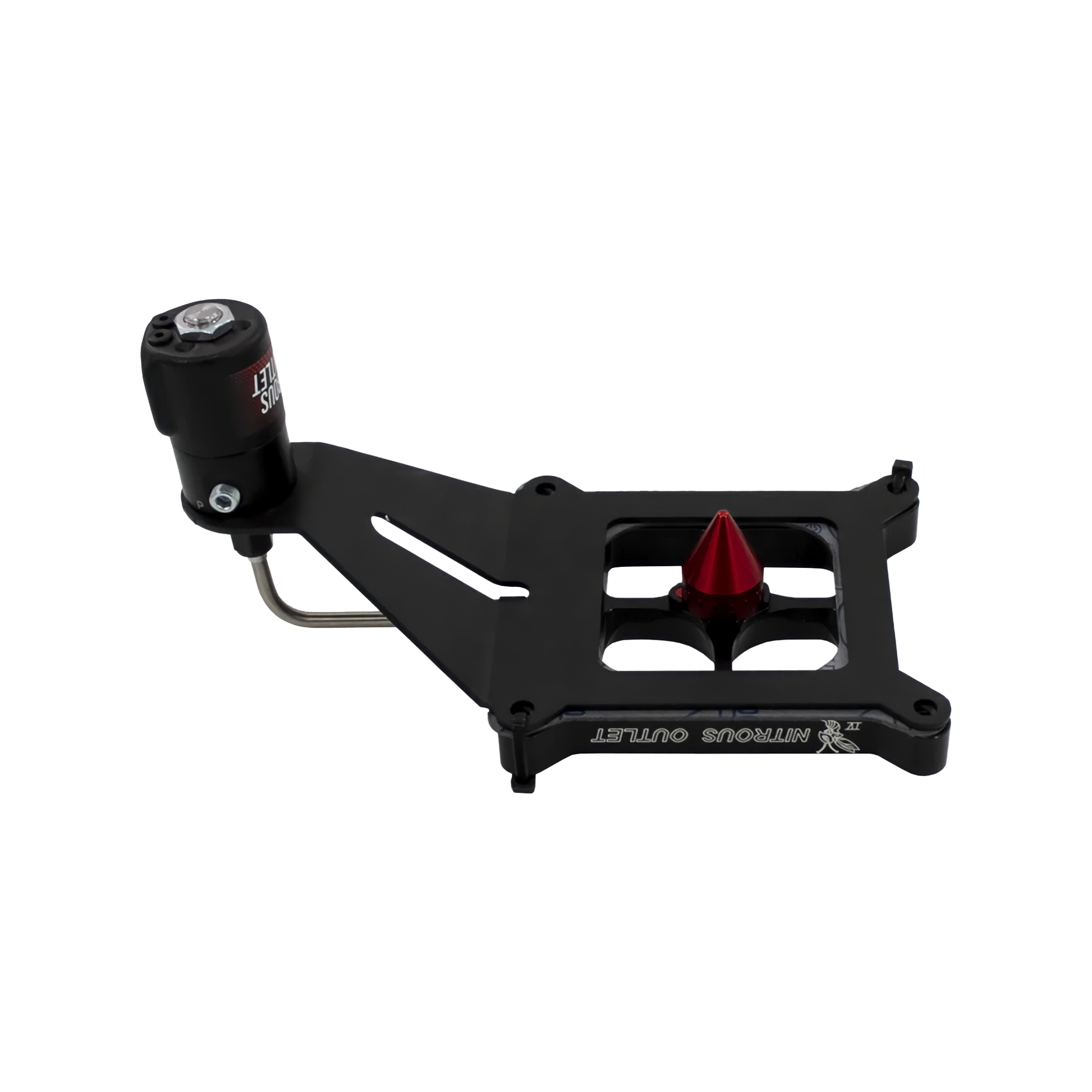 Nitrous Outlet 4150 Stinger 4 Dry Solenoid Forward Conversion Kit - Hard-line/.122 Nitrous Solenoid/Deep Break Solenoid Bracket/Solenoids Mount Upside Down - (50-500 HP)