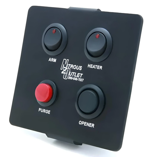 Nitrous Outlet GM 1999-2006 Truck Right Storage Compartment Switch Panel - System Arm/Purge/Bottle Heater/Remote Opener