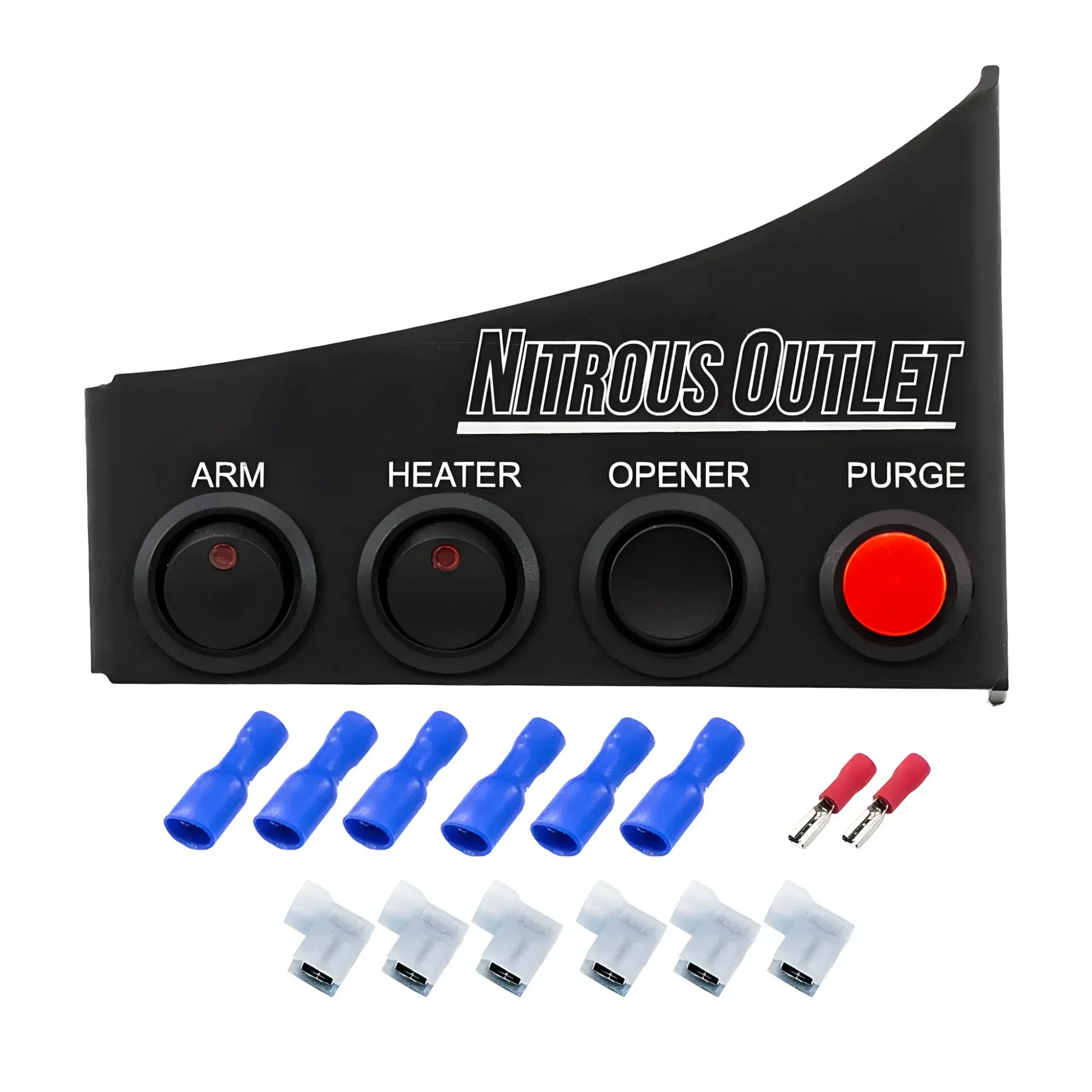 Nitrous Outlet GM 2016-2021 6th Gen Camaro Console Switch Panel - System Arm/Purge/Bottle Heater/Remote Opener