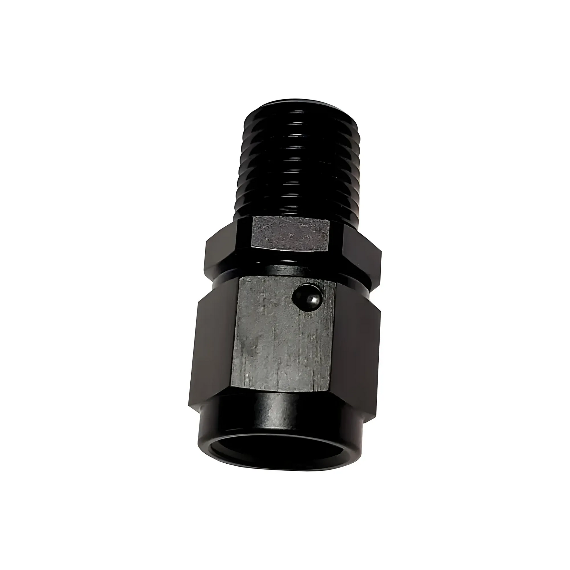 Nitrous Outlet Straight Swivel Fitting - 3/8" NPT x 8AN (Male/Female)