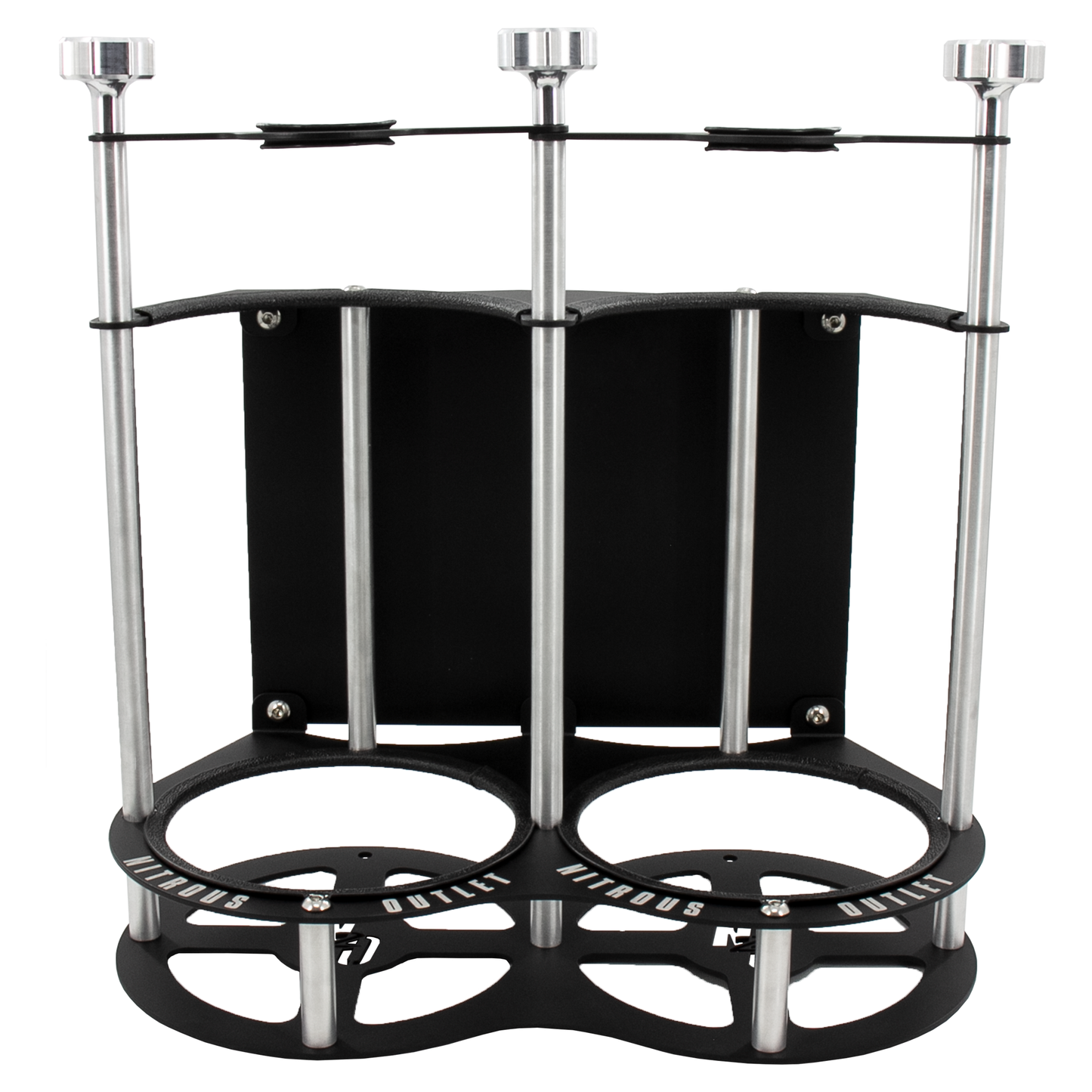 Nitrous Outlet Race-Light Dual 10lb Bottle Bracket with Roll Bar Mount - 1-5/8" Bar