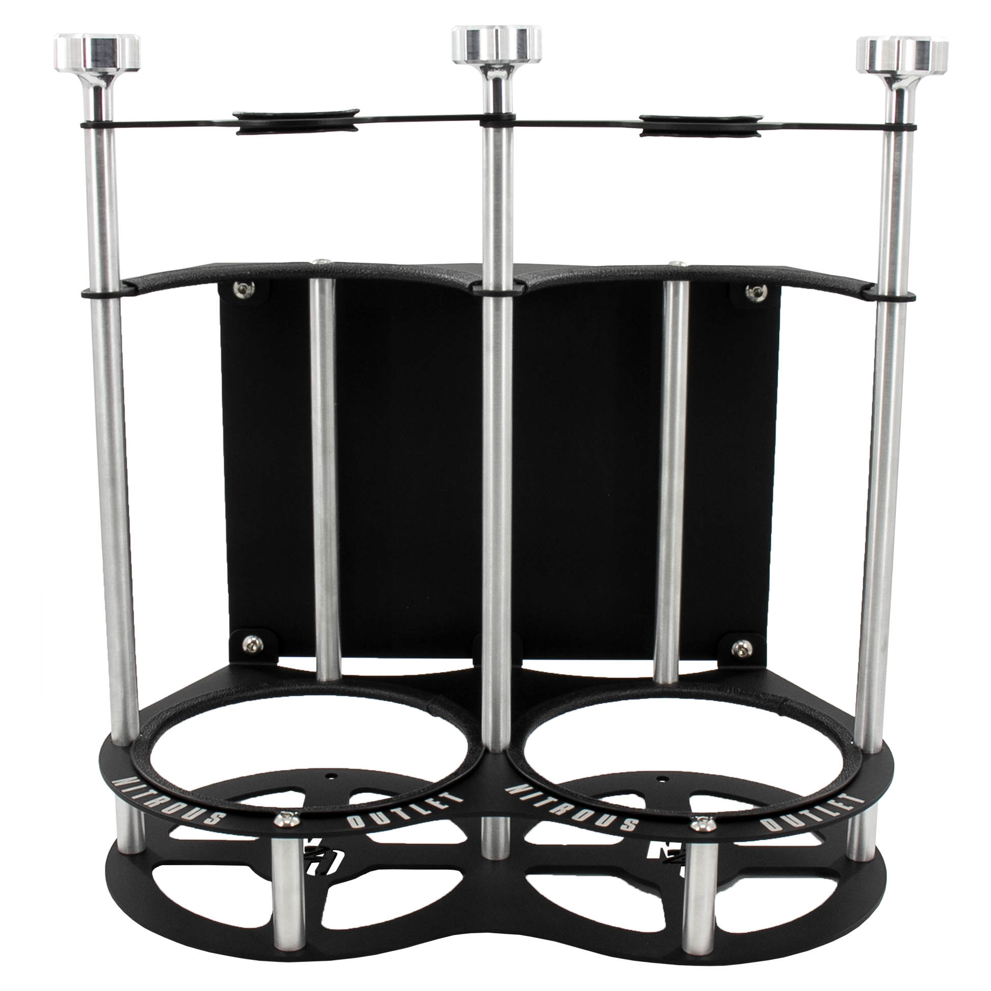 Nitrous Outlet Race-Light Dual 10lb Bottle Bracket with Roll Bar Mount - 1-3/4" Bar