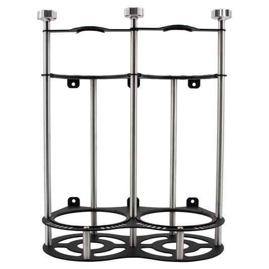 Nitrous Outlet Race-Light Dual 12lb Bottle Bracket - Vertical