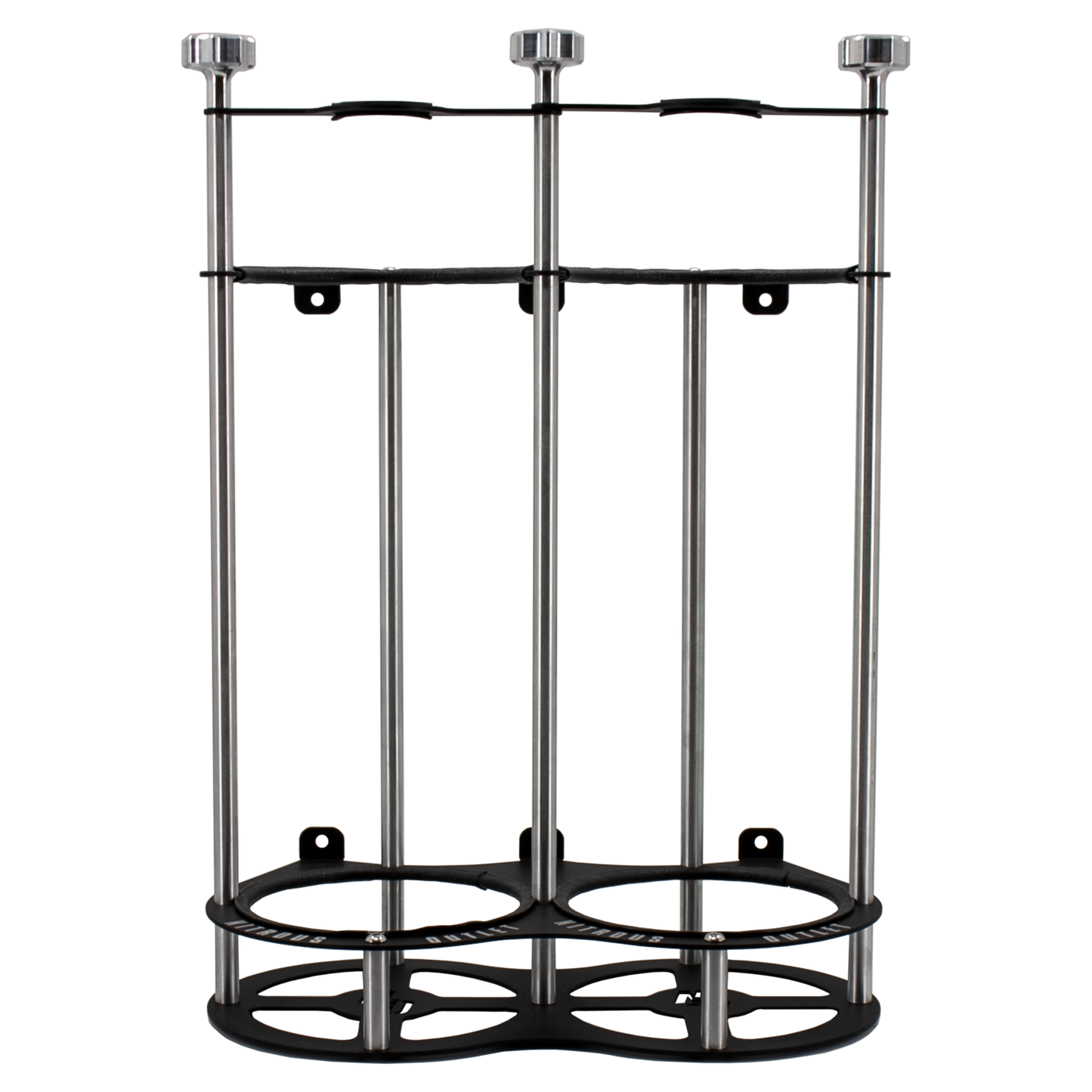Nitrous Outlet Race-Light Dual 15lb Bottle Bracket - Vertical
