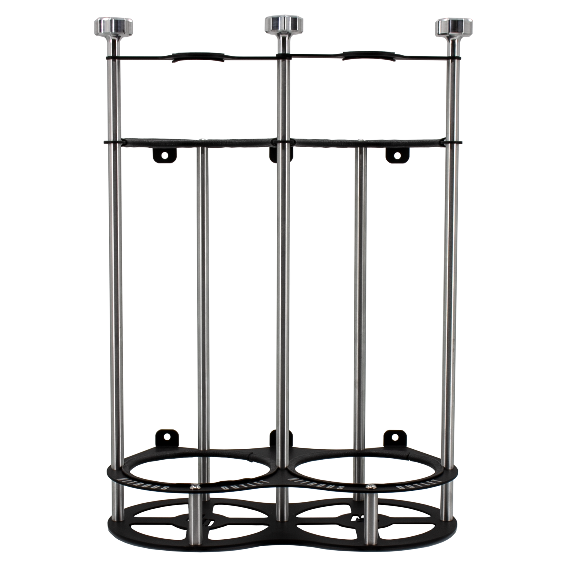 Nitrous Outlet Race-Light Dual 15lb Bottle Bracket - Vertical