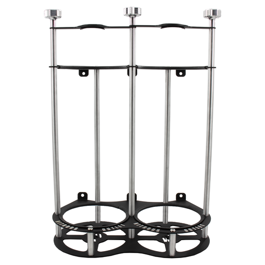 Nitrous Outlet Race-Light Dual 15lb Bottle Bracket - Horizontal