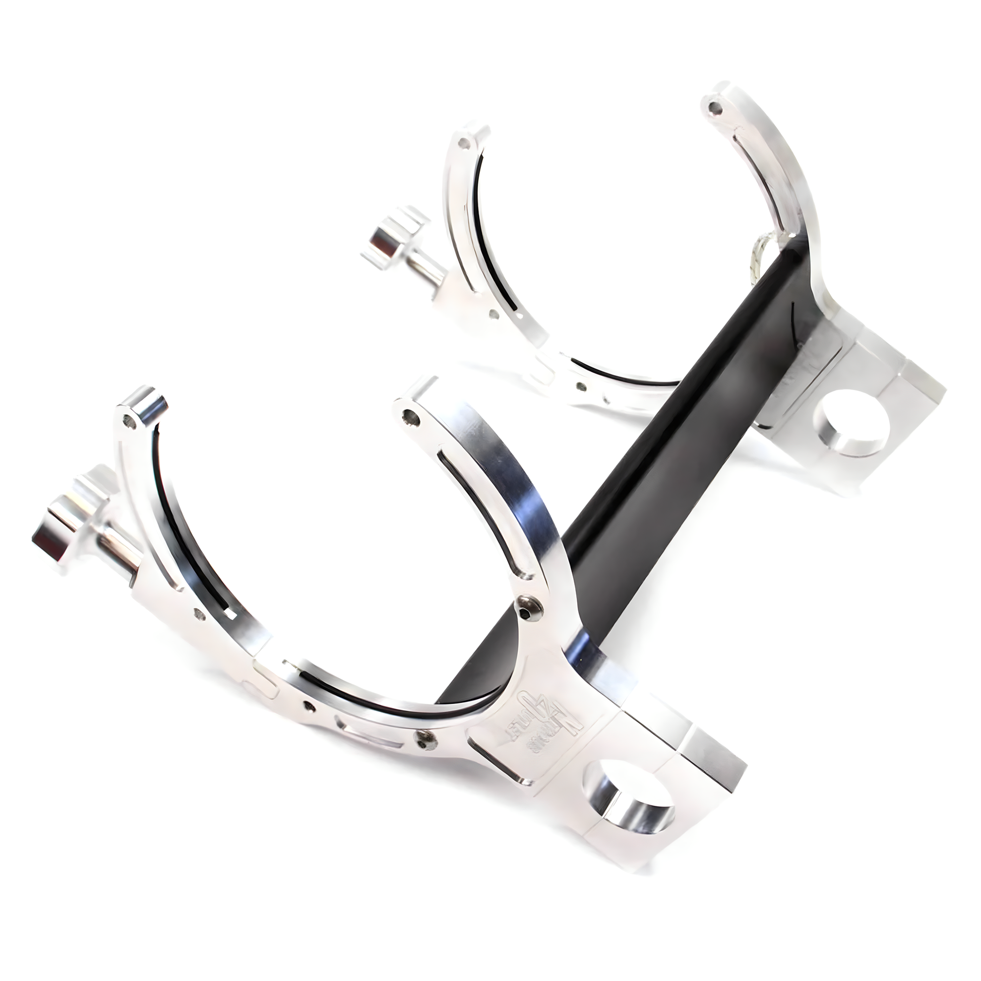 Nitrous Outlet Billet Bar Mount Automatic Heated Bottle Bracket - 1-1/2" Bar/4AN