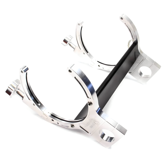 Nitrous Outlet Billet Bar Mount Automatic Heated Bottle Bracket - 1-1/2" Bar/6AN