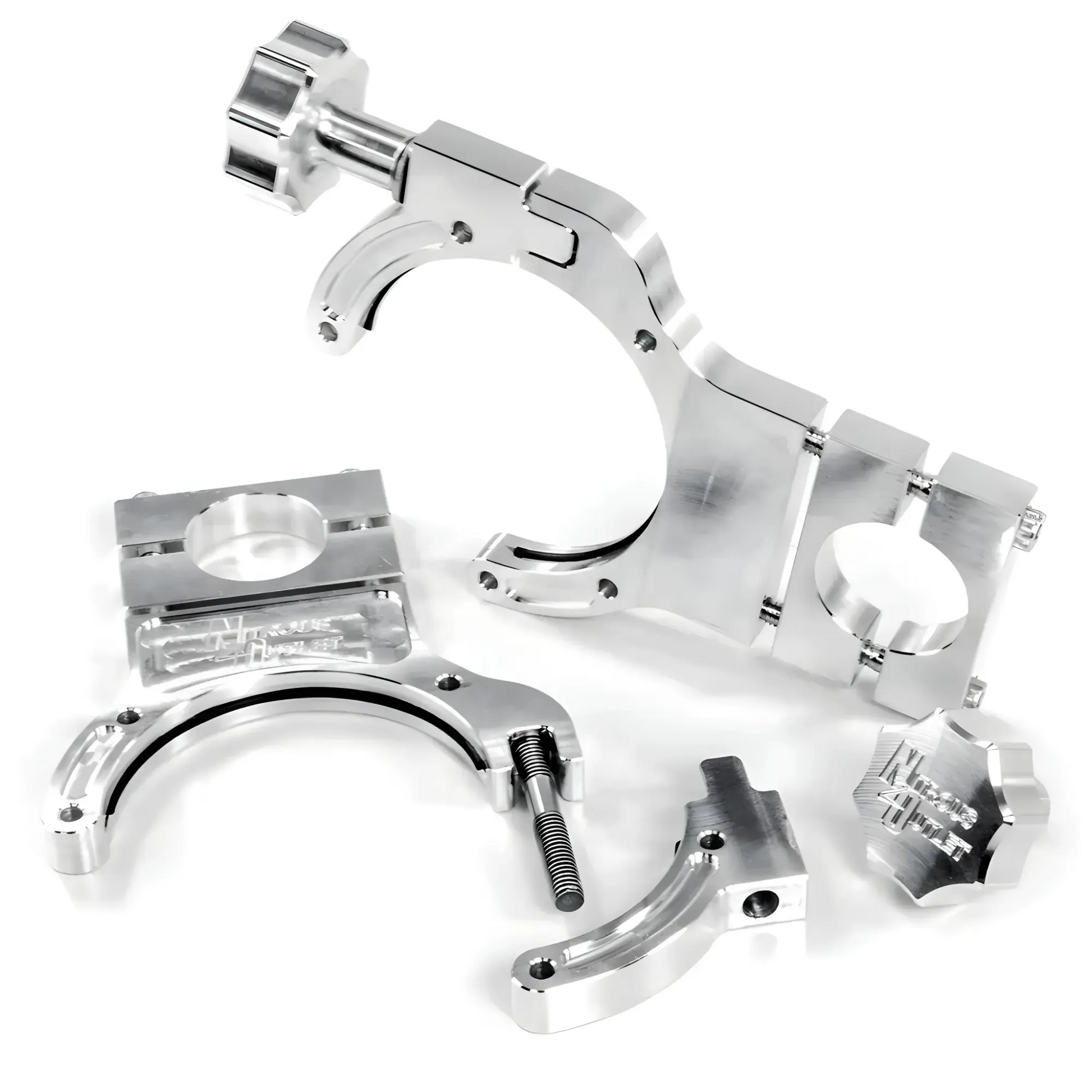 Nitrous Outlet Billet Bar Mount Fire Supression Bottle Brackets - 1-3/4" Bar