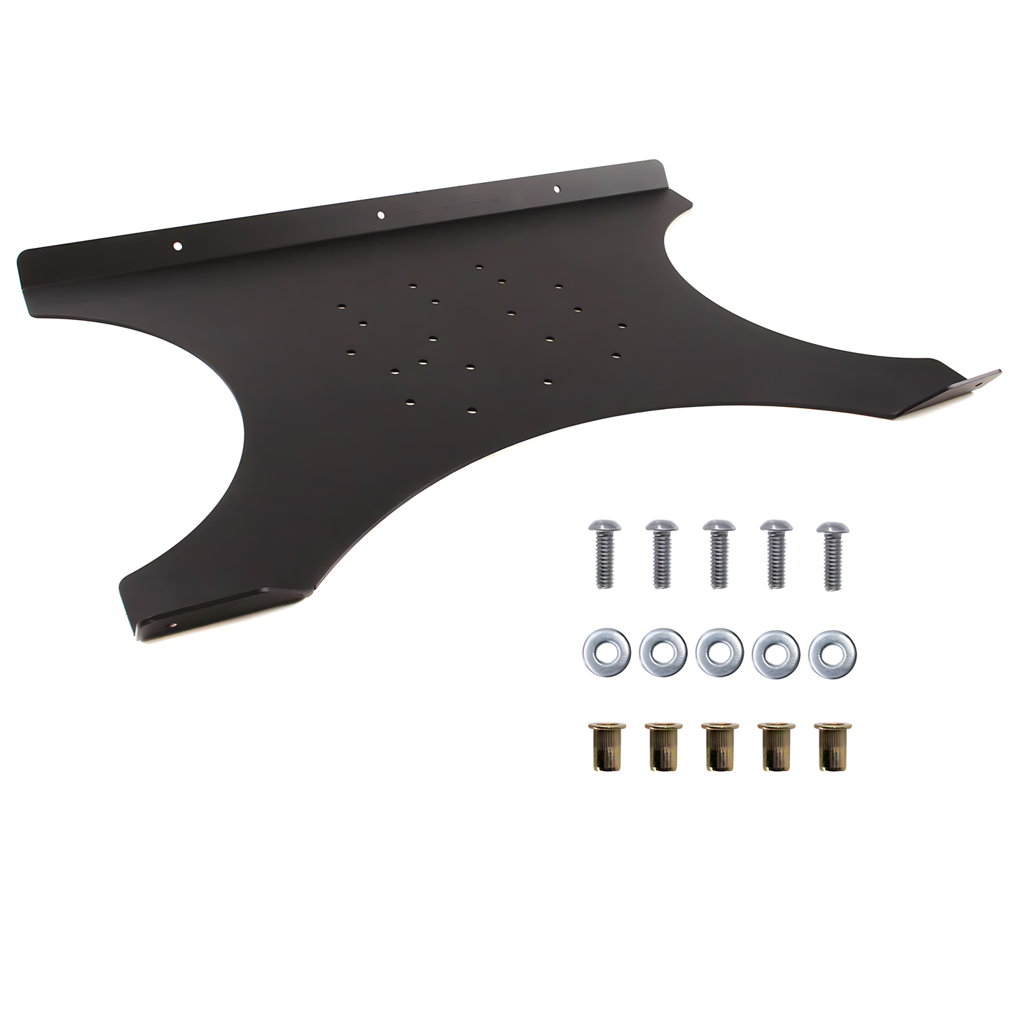 Nitrous Outlet Ford 2011-2014 Mustang X-Brace Bottle Bracket Mounting Plate - Mounts One Bottle Between Floor and Quarter Panel