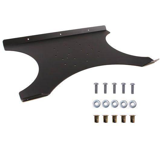 Nitrous Outlet Ford 2011-2014 Mustang X-Brace Bottle Bracket Mounting Plate - Mounts One Bottle Between Floor and Quarter Panel