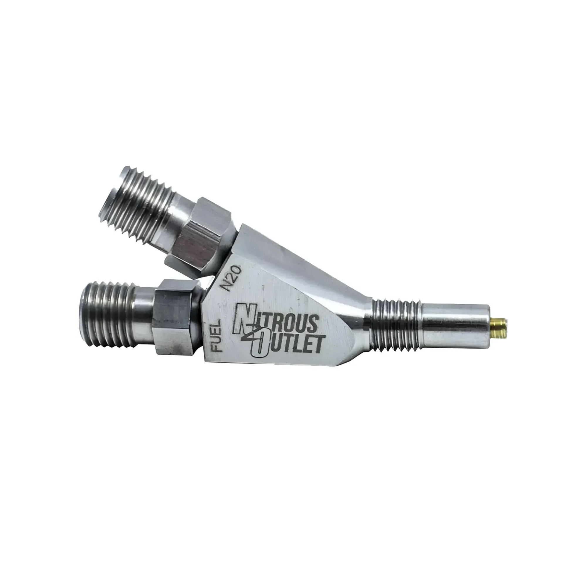 Nitrous Outlet Vortex Ti 1/16" NPT Wet Nitrous Nozzle - Straight Annular Discharge/Titanium