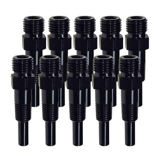 Nitrous Outlet 1/16" NPT Dry Nitrous Nozzle - 10 Pack/Straight Discharge/Aluminum
