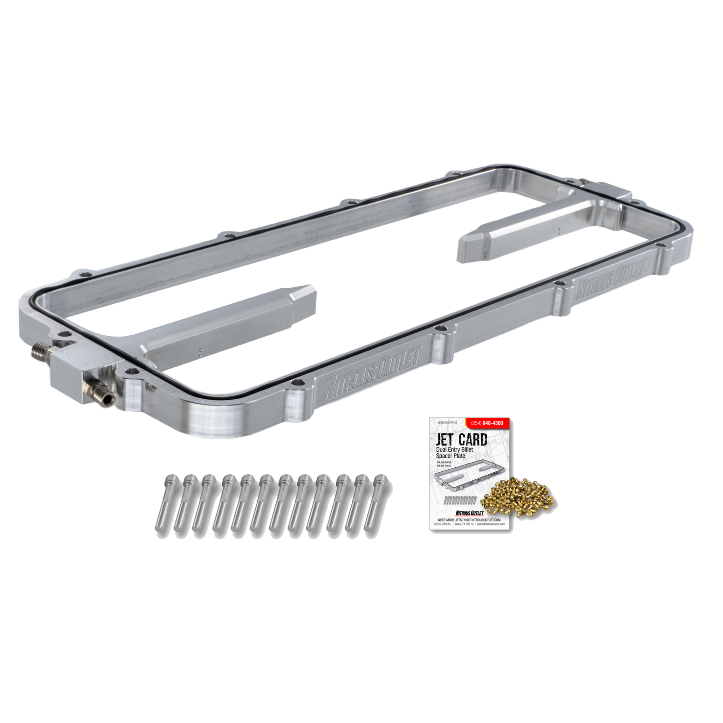 Nitrous Outlet BTR Equalizer Nitrous Spacer Plate Conversion