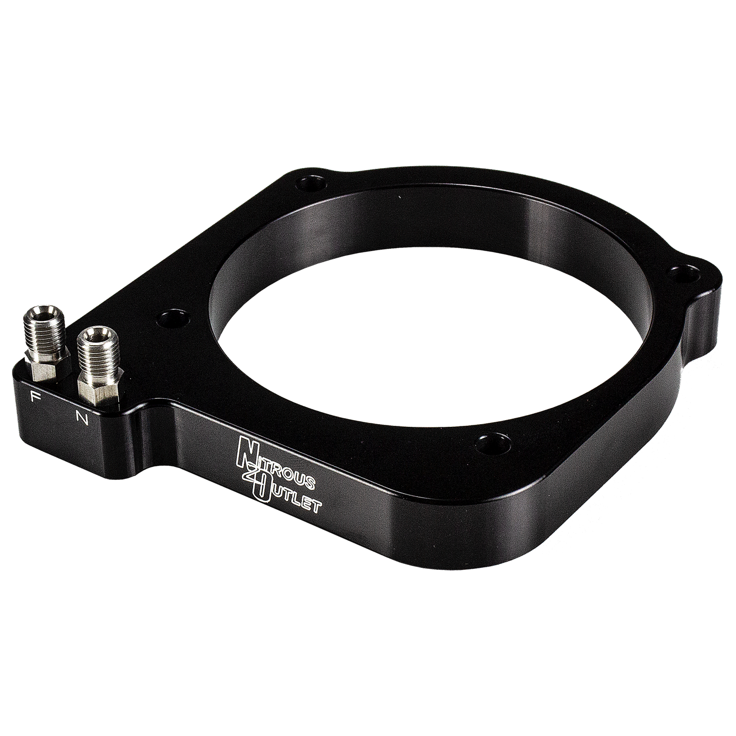 Nitrous Outlet Dodge 2015-2023 6.2L Hemi Hellcat /Challenger/Charger/Red Eye/Demon/2018-2021 Track Hawk 105mm Throttle body Plate Conversion (50-100-150-200 HP)