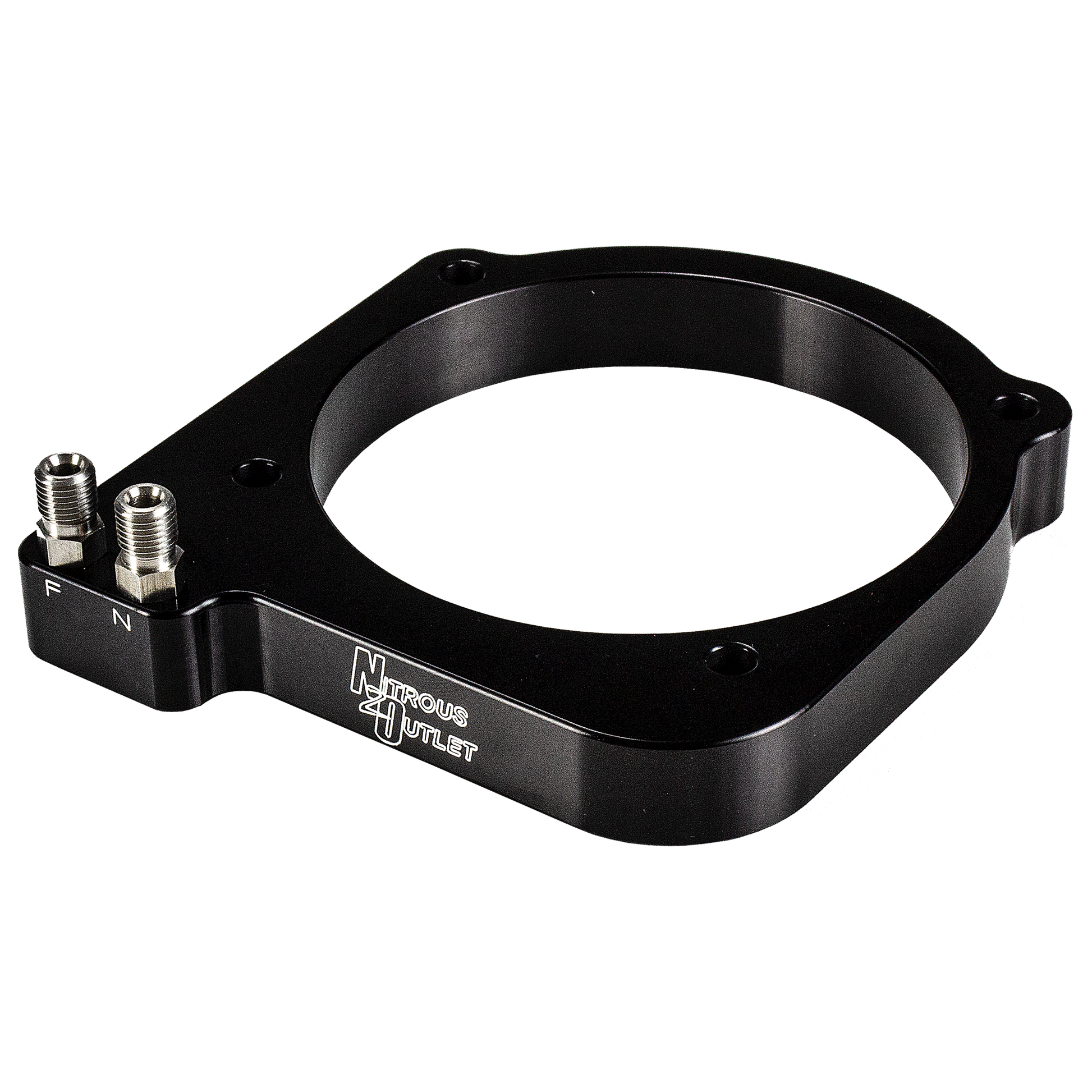 Nitrous Outlet Dodge 2015-2023 6.2L Hemi Hellcat /Challenger/Charger/Red Eye/Demon/2018-2021 Track Hawk 105mm Throttle body Plate Conversion (50-100-150-200 HP)