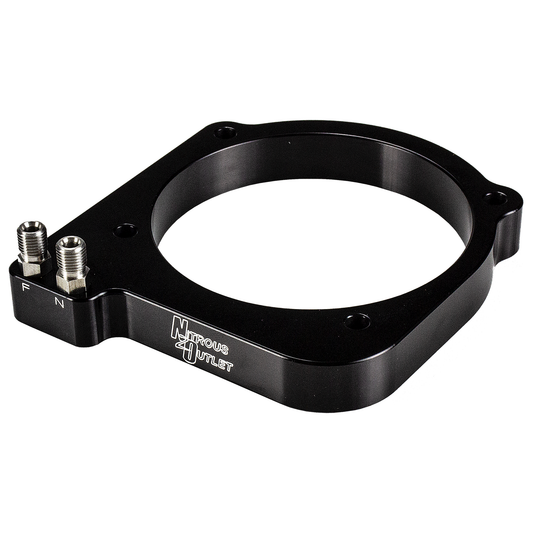 Nitrous Outlet Dodge 2015-2023 6.2L Hemi Hellcat /Challenger/Charger/Red Eye/Demon/2018-2021 Track Hawk 105mm Throttle body Plate Conversion (50-100-150-200 HP)