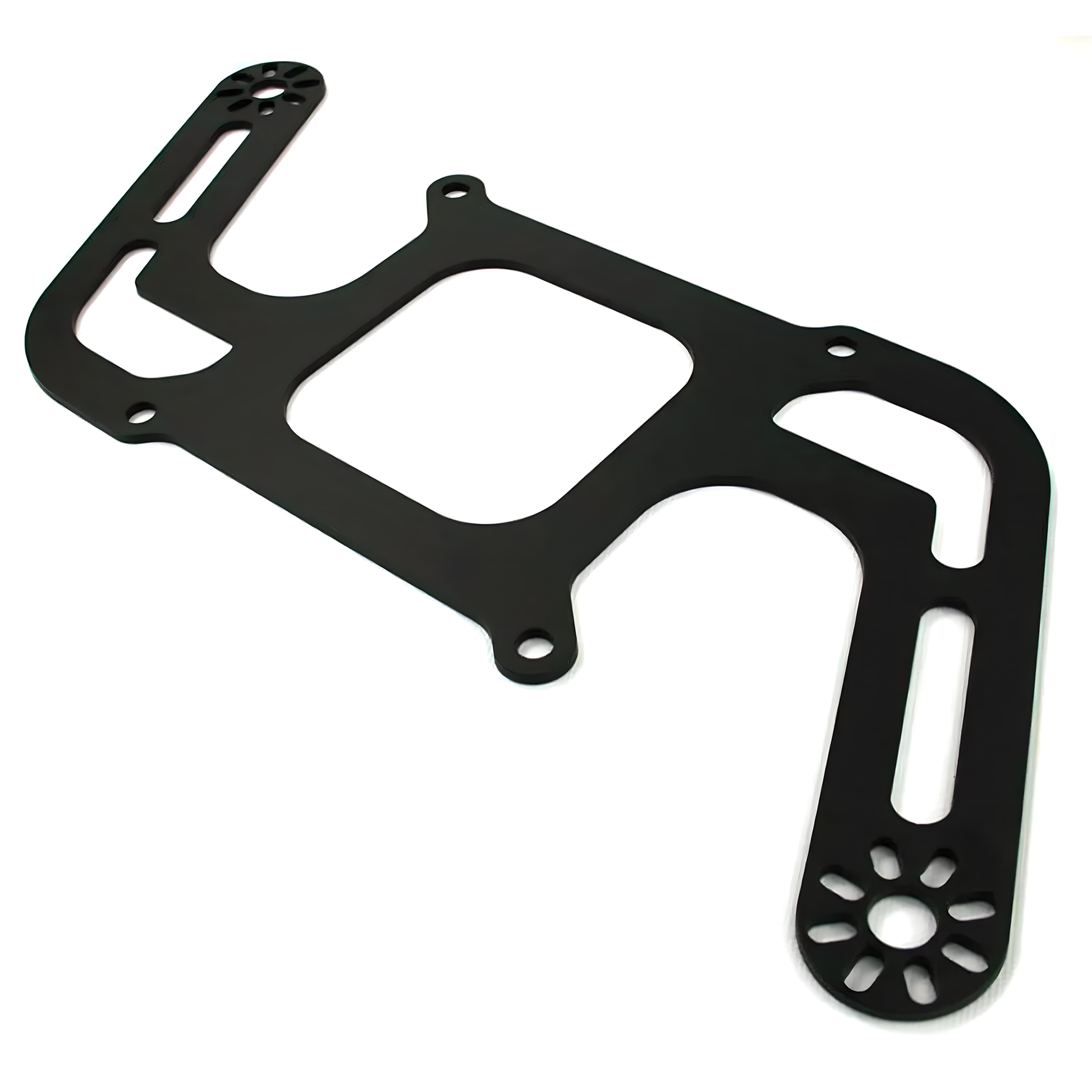 Nitrous Outlet 4150 Flange Boomerang 2 solenoid bracket - Front/Rear Offset Solenoid Locations