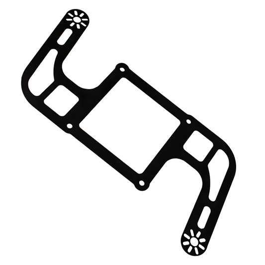 Nitrous Outlet 4500 Flange Boomerang 2 solenoid bracket - Front/Rear Offset Solenoid Locations