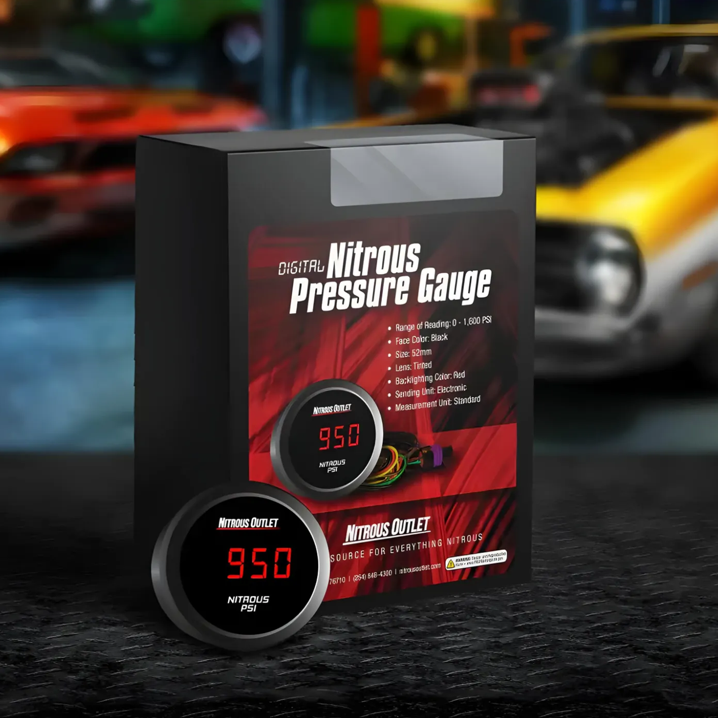 Nitrous Outlet Digital Nitrous Pressure Gauge (2-1/16")