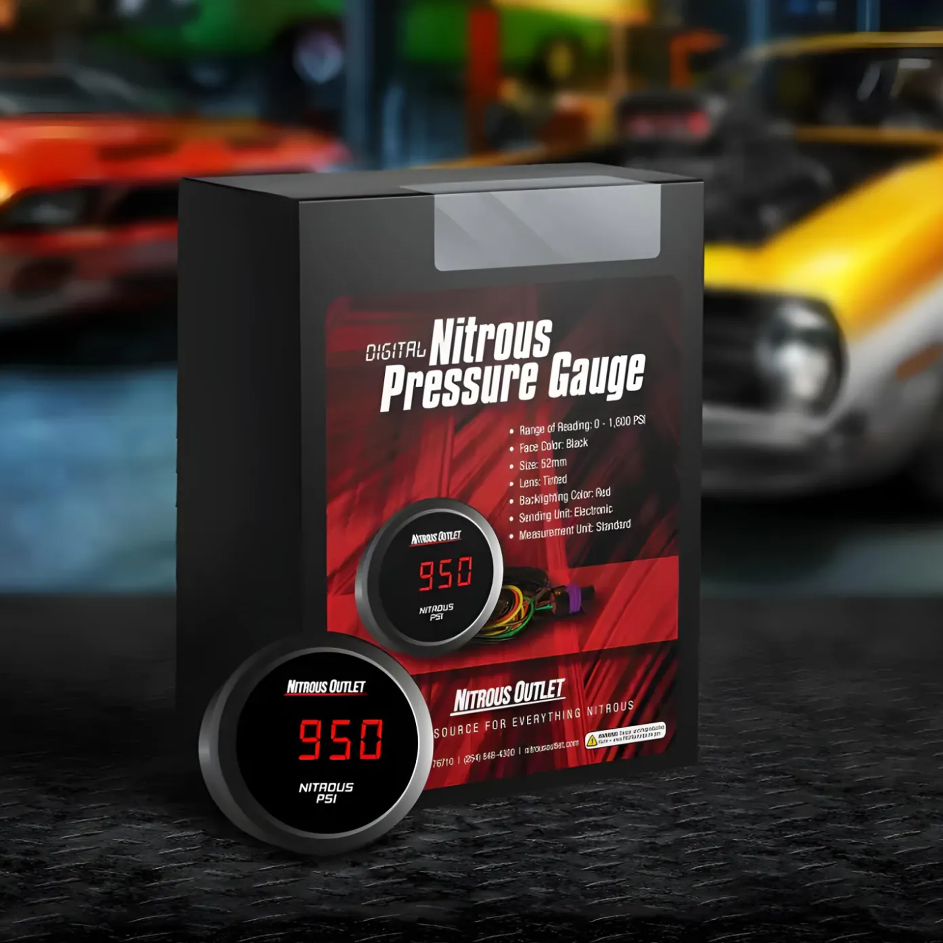 Nitrous Outlet Digital Nitrous Pressure Gauge (2-1/16")
