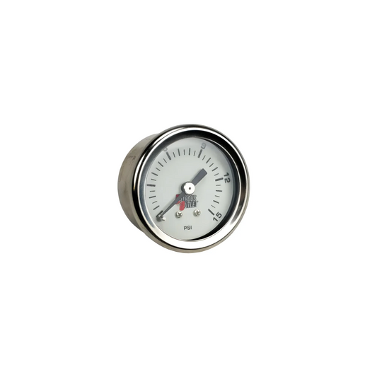 Nitrous Outlet Luminescent Fuel Pressure Gauge (0-15 psi)