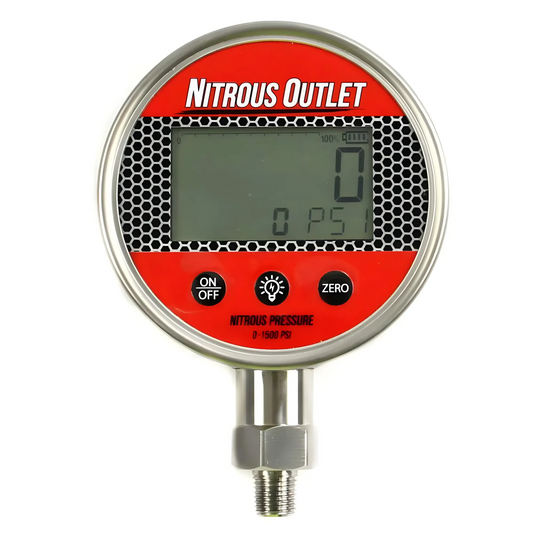 Nitrous Outlet Digital Nitrous Pressure Gauge (0-1500 psi)(1/4" NPT Thread)