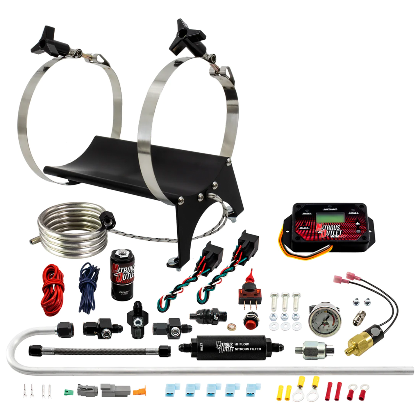 Nitrous Outlet Ultimate Nitrous Accessory Package - WinMax - Low Fuel Pressure/6AN