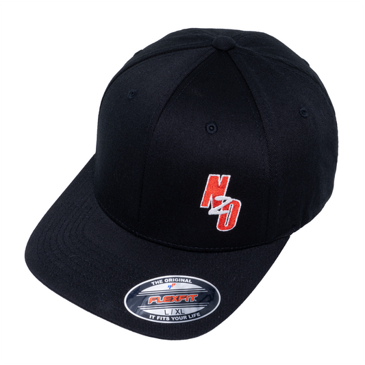 Nitrous Outlet Flex Fit Hat - Large/X-Large - Black/Traditional