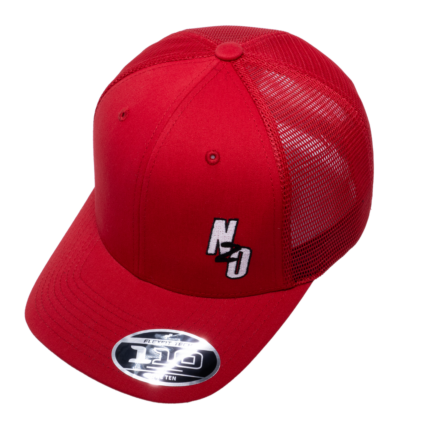 Nitrous Outlet Flex Fit Mesh Snap Back Hat - Red/White