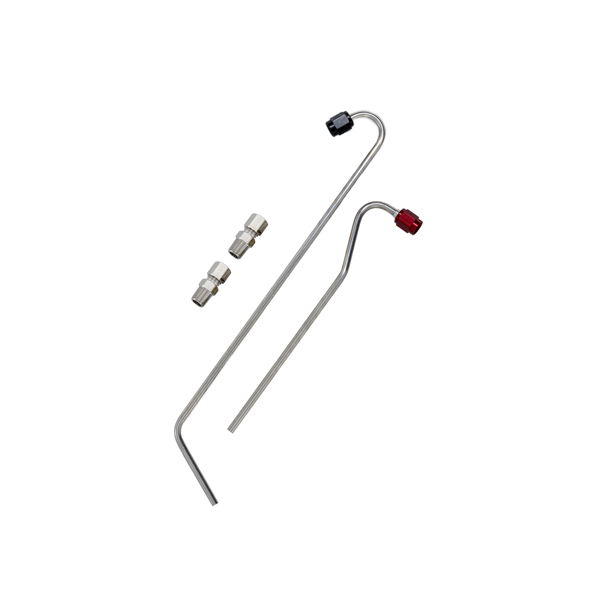 Nitrous Outlet GM BTR Trinity Throttle Body Plate System Hardline Kit - Solenoids To Plate