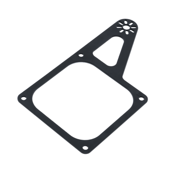 Square 4500 Flange 1 Solenoid Offset Bracket - Accufab 6500, Wilson 4500 2.55 Bore, Holley Twin Blade