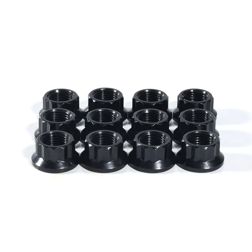 Nuts – N1602 12-Point Nuts 9/16-18", Socket Size 11/16 in. x 12 pcs