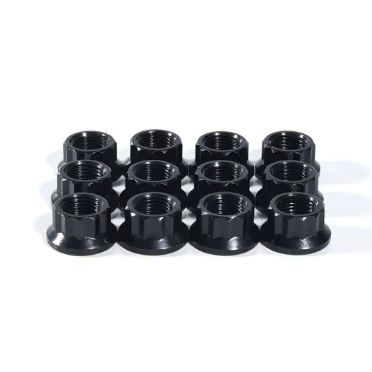 Nuts – N1602 12-Point Nuts 9/16-18", Socket Size 11/16 in. x 12 pcs
