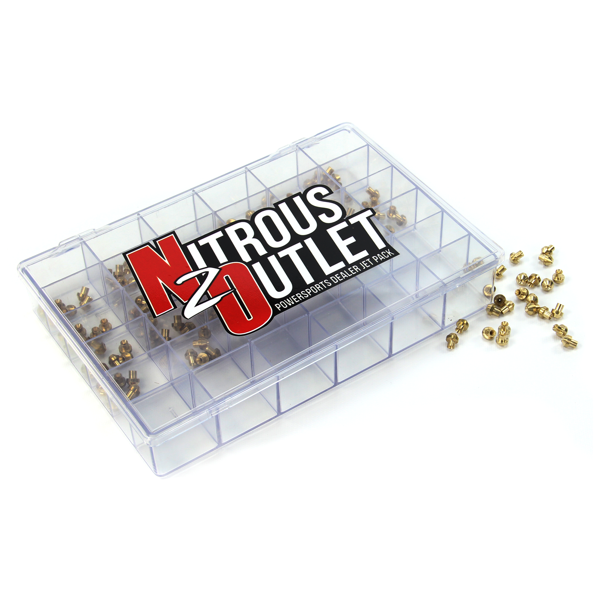 Nitrous Outlet Powersports Pro Mod Four Cylinder Jet Pack (Gas)(10 psi)(60,100,180,200,250 HP)