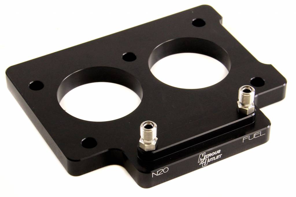 Nitrous Outlet GM 58mm LT1/TPI Plate System - Gas/E85 (5-55psi)(50-200HP)(12lb Bottle)