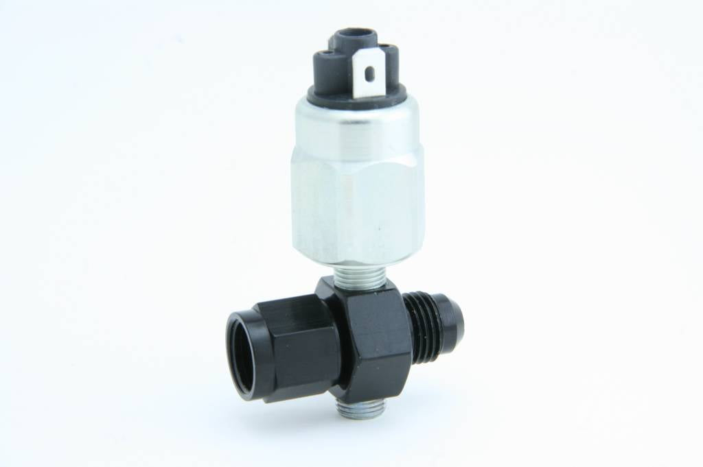 Nitrous Outlet Fuel Pressure Safety Switch - 3/8 NPT Adaptor/Low Pressure/Preset 5 psi/Adjustable 1.5 - 20 psi.