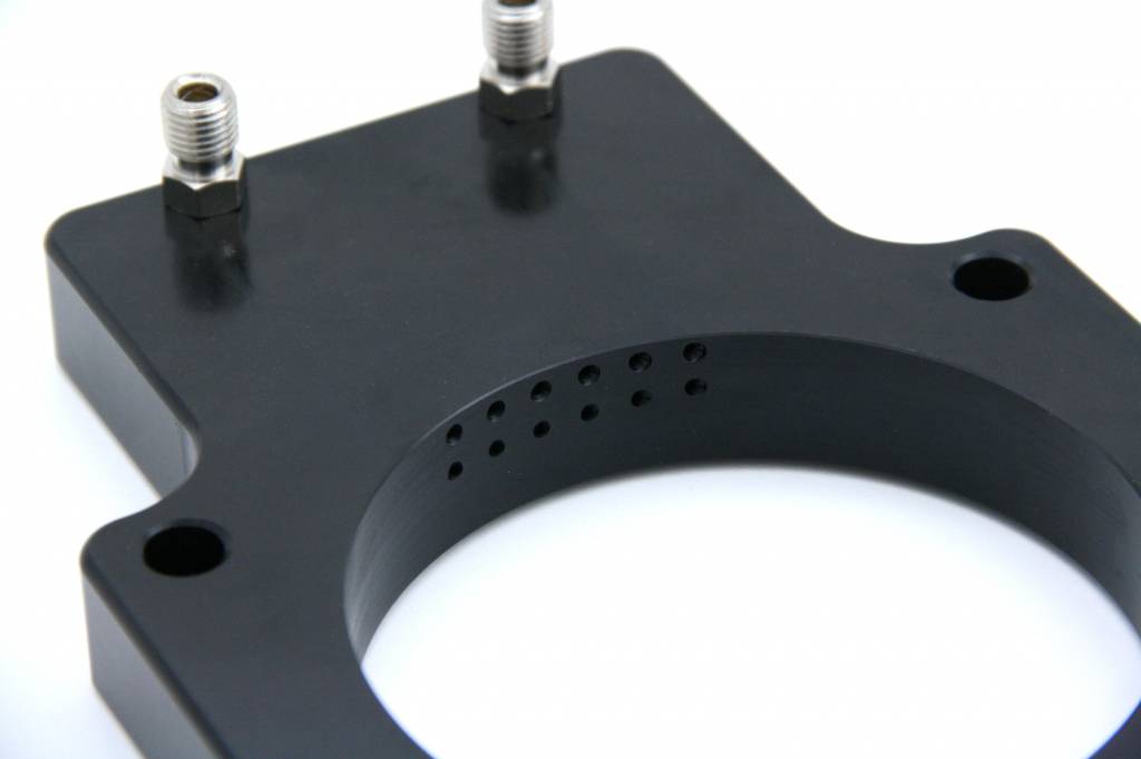 Nitrous Outlet Cadillac 90mm 2006-2007 CTS-V Hard-line Plate System - Gas/E85 (5-55psi)(50-200HP)(15lb Bottle)