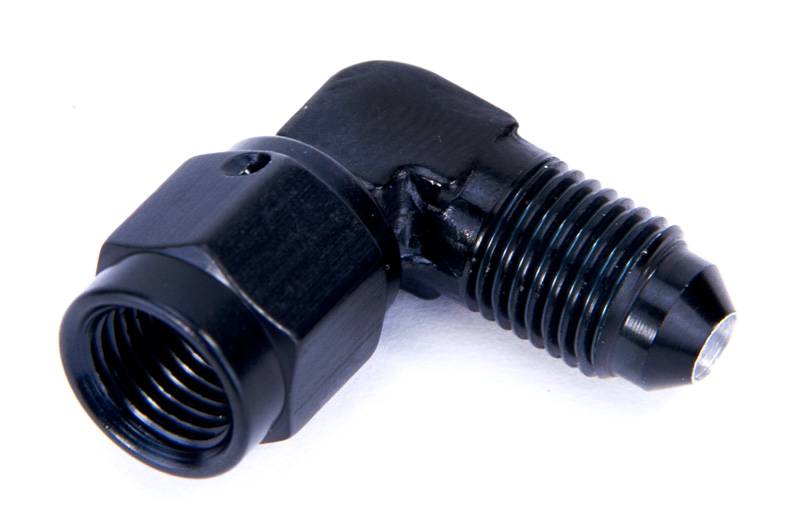Nitrous Outlet 3AN Swivel x 3AN 90 Degree Fitting - Female/Male (BLACK)