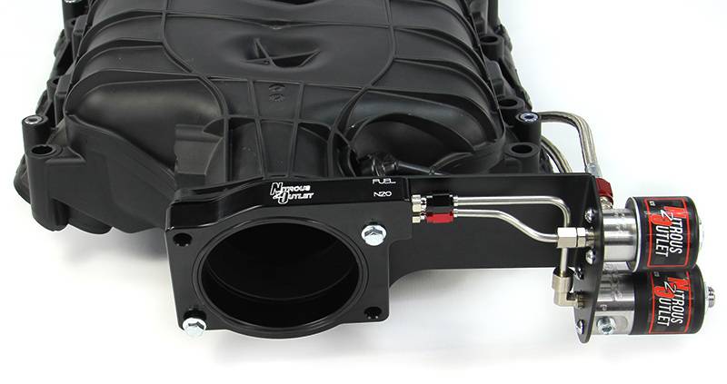 Nitrous Outlet GM 2014-2019 LT1 Corvette Hard-line Plate System - Gas/E85 (5-55psi)(50-200HP)(No Bottle)