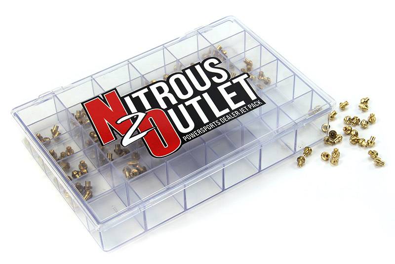 Nitrous Outlet Powersports Dealer Resale Jet Pack (Includes 20 Sizes, 6 of Each, 120 Jets Total)
