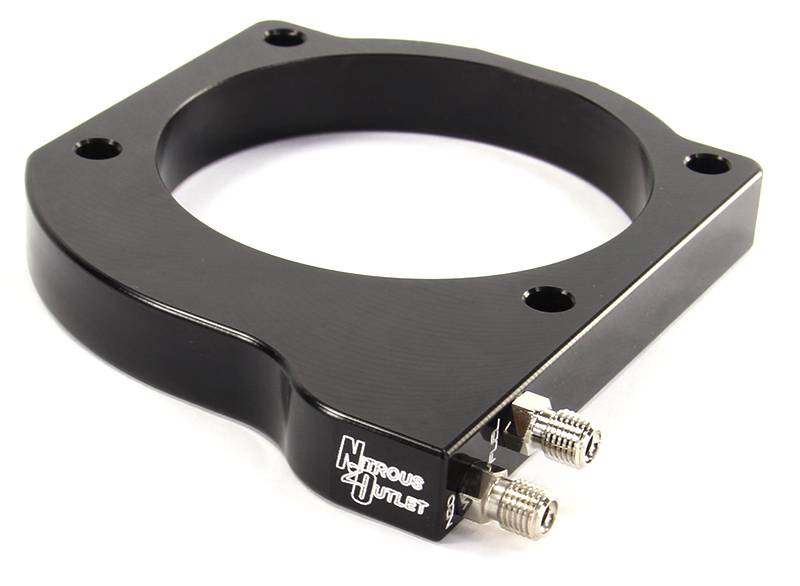 Nitrous Outlet GM 102mm Fast Intake Hard-line Plate System - After Market Fuel Rails/ Fuel Hard-line Requires Fabrication/2006-2019 Corvette Requires K-Tech Idler Pulley Kit - Gas/E85 (5-55psi)(50-200HP)(12lb Bottle)