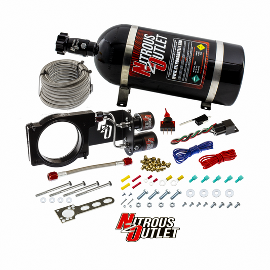 Nitrous Outlet GM 2019 ZR1 Corvette Hard-line Plate System - Gas/E85 (5-55psi)(50-200HP)(No Bottle)