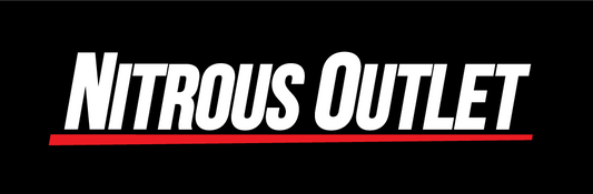 Nitrous Outlet Underline Sticker - 24"x4.5" (White)