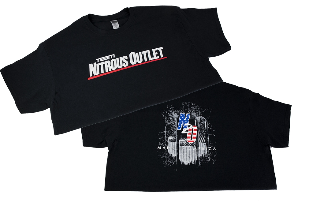 Nitrous Outlet Made in America T-Shirt - Black/XXX-Large